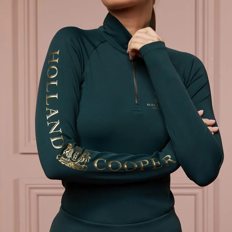 Holland Cooper Long Sleeve Women's Base Layer - Petrol-2