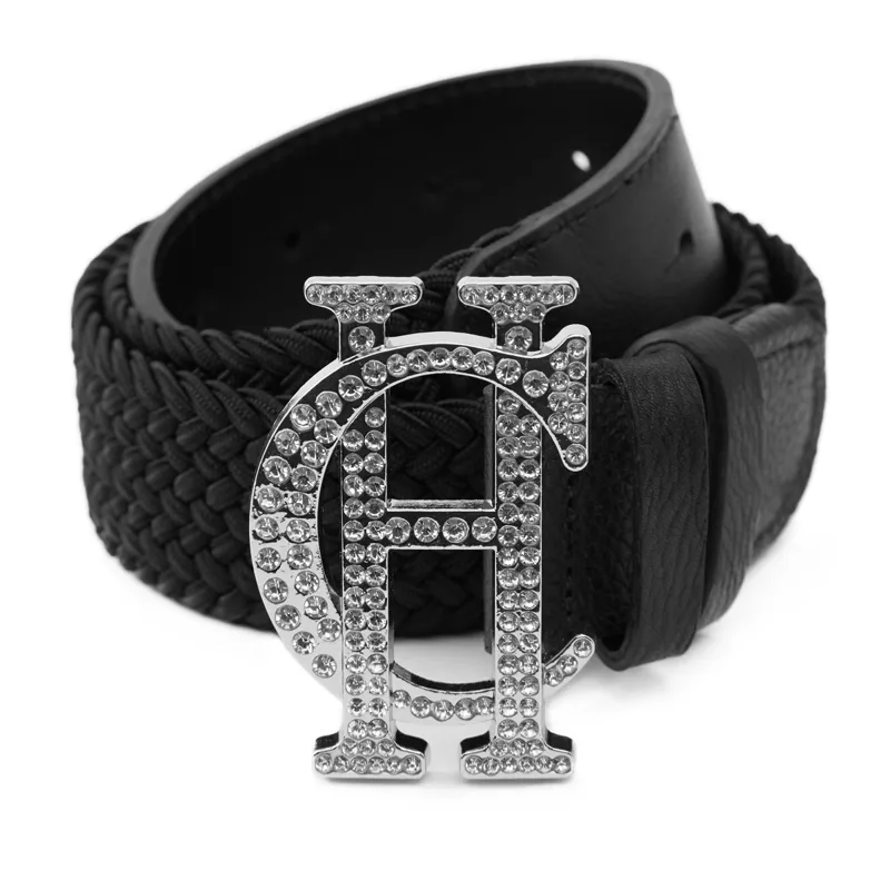 Holland Cooper Heritage Belt - Black Crystal