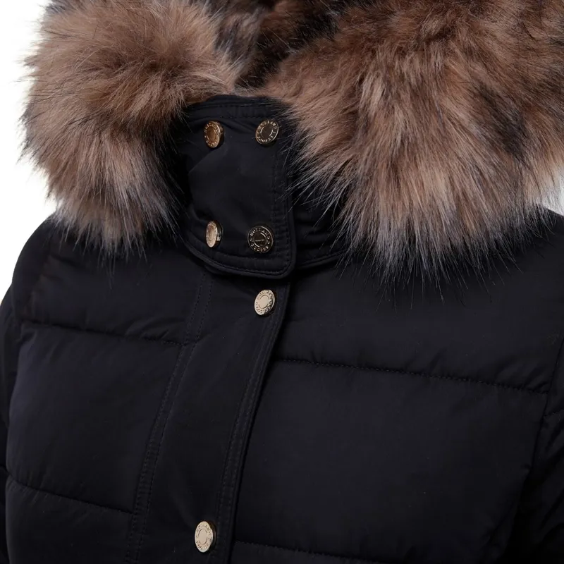 Holland Cooper Stoneleigh Women's Longline Quilted Coat - Black-3