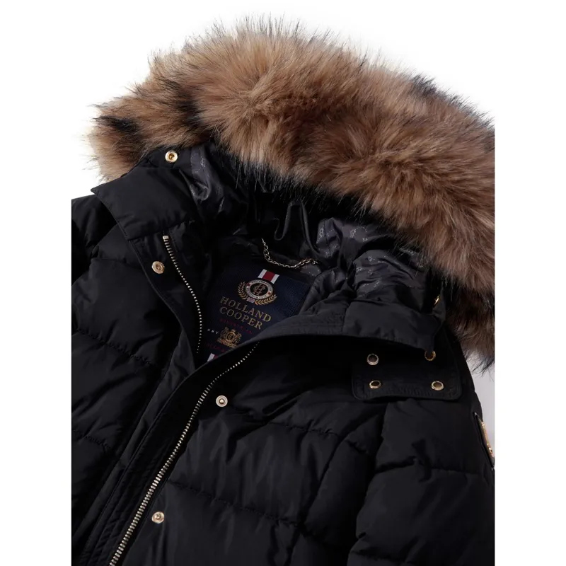 Holland Cooper Stoneleigh Women's Longline Quilted Coat - Black-7