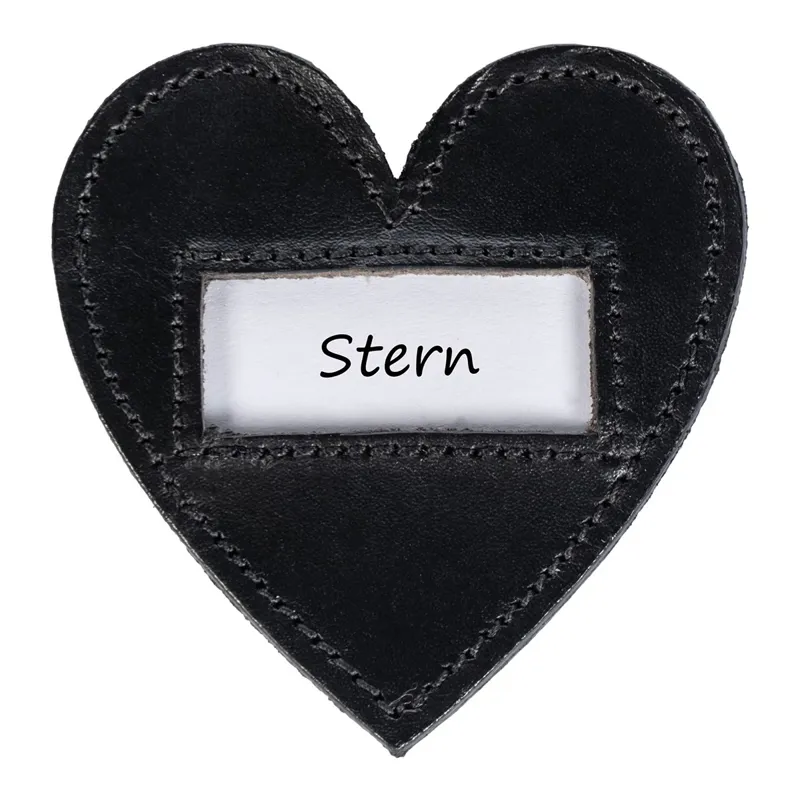 HKM Hobby Horse Bridle Name Tag - Black