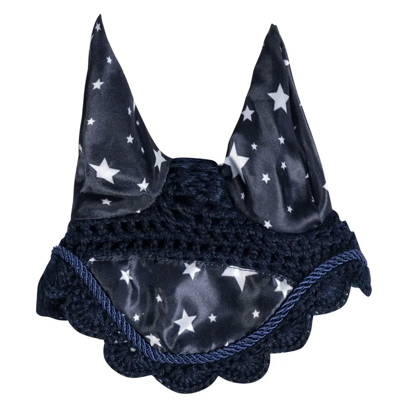HKM Hobby Horse Competition Ears - Navy Stars