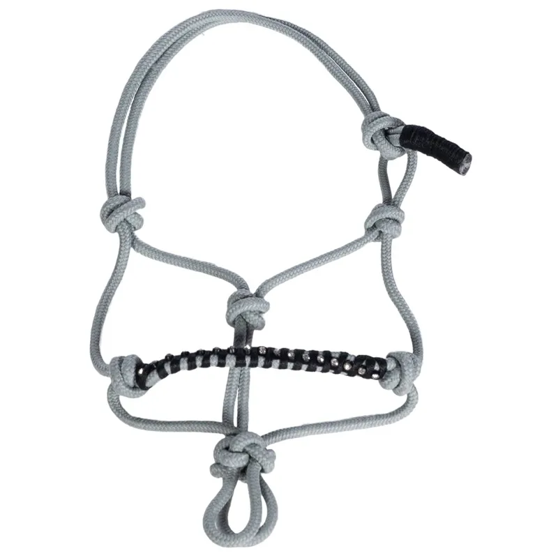 HKM Hobby Horse Rope Halter - Gray