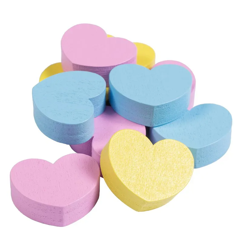 HKM Hobby Horse Toy Wooden Food Treats - Hearts-1