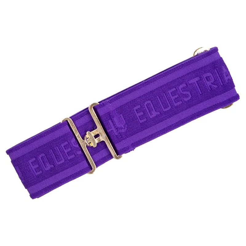 Hy Equestrian Elastic Surcingle - Purple