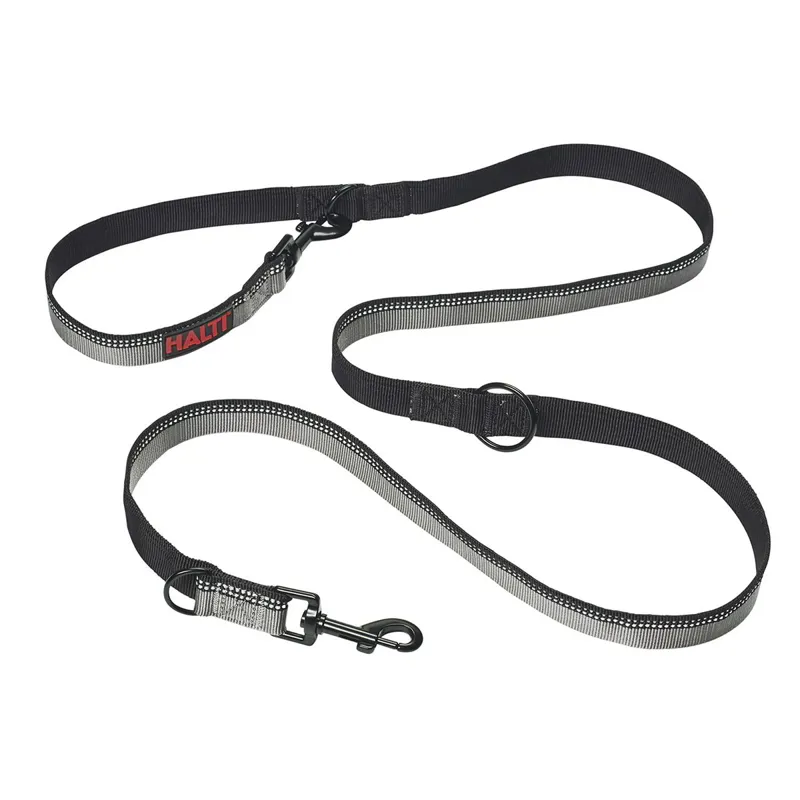Halti Double Ended Dog Leash - Black