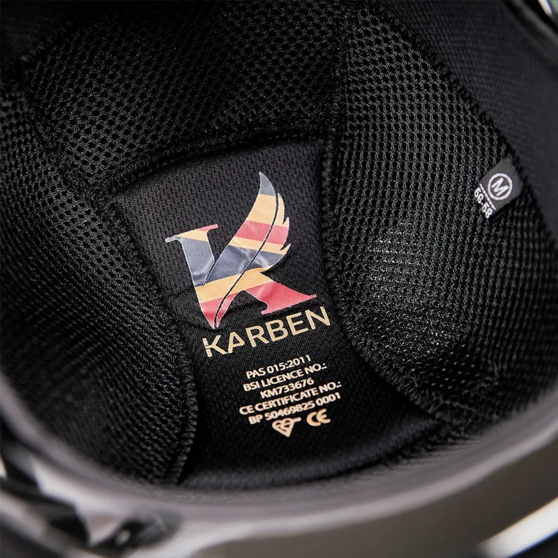 Karben Riding Helmet Replacement Liner - Black-1