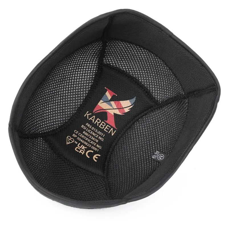 Karben Riding Helmet Replacement Liner - Black