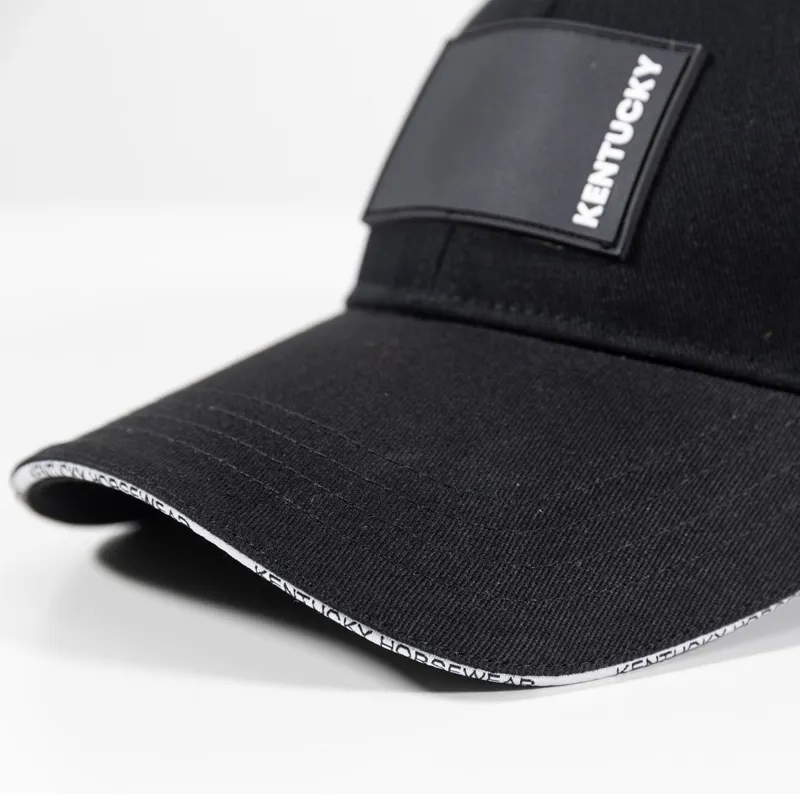 Kentucky Rubber Logo Baseball Cap - Black-3