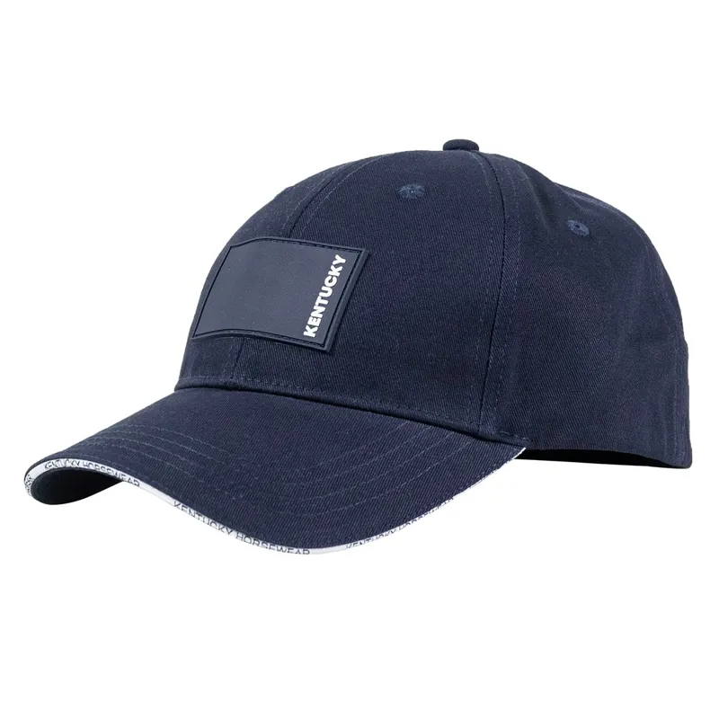 Kentucky Rubber Logo Baseball Cap-Navy
