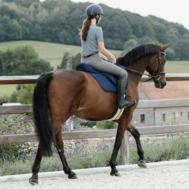 Kentucky Waterproof Show Jumping Saddle Cover - Navy-5