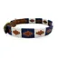 KM Elite Argentinian Dog Collar - Admiral Navy/White