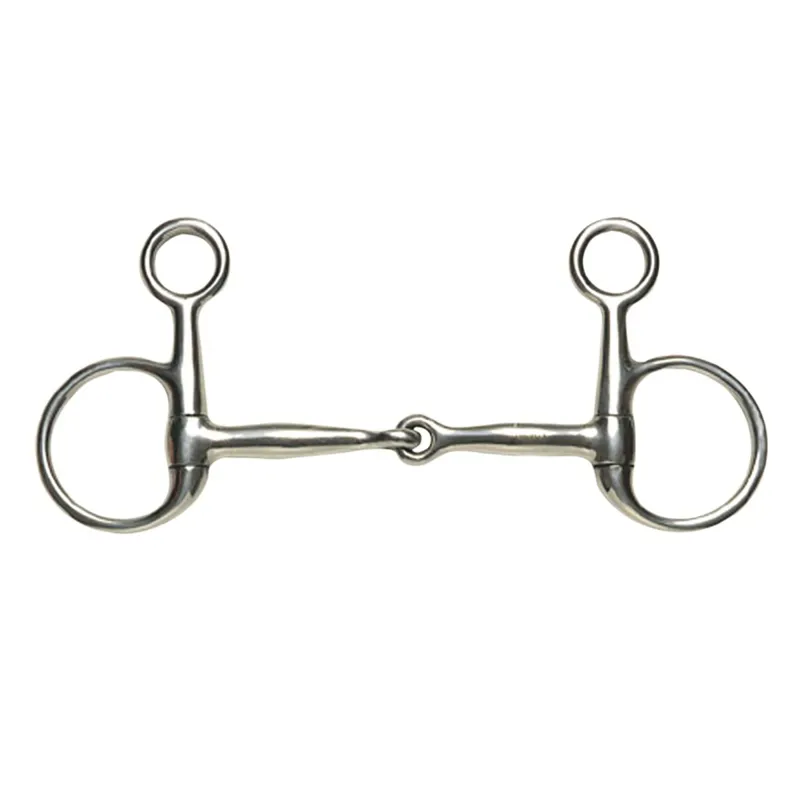Korsteel Stainless Steel Baucher Jointed Snaffle Bit