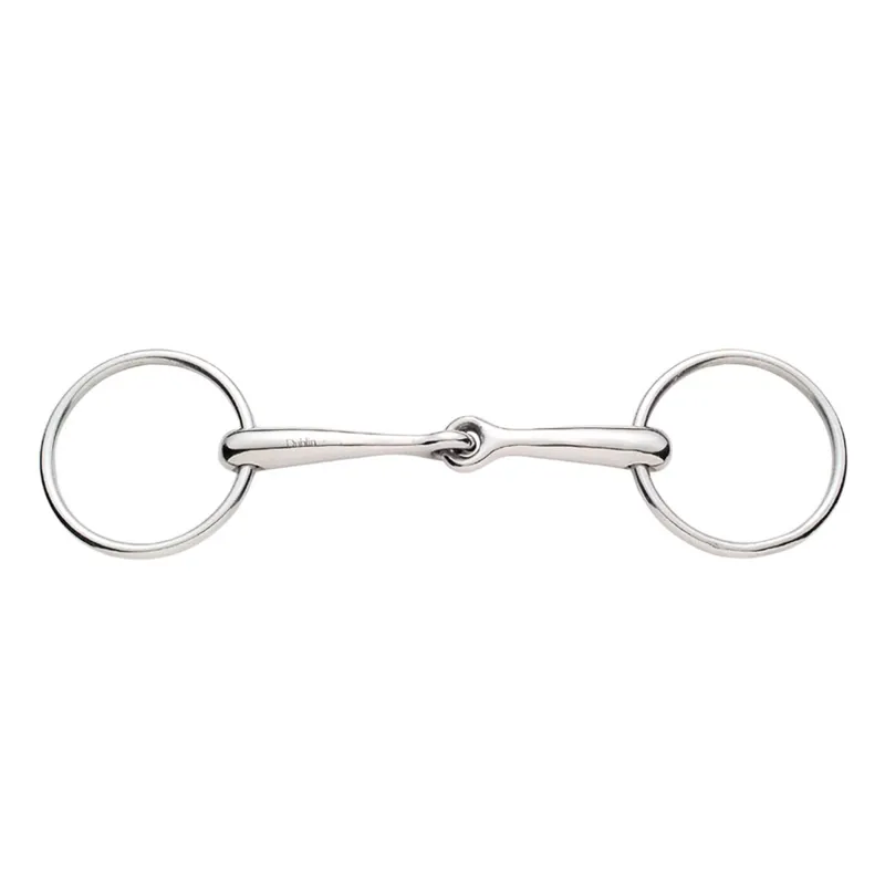 Korsteel Stainless Steel Jointed Loose Ring Snaffle-1