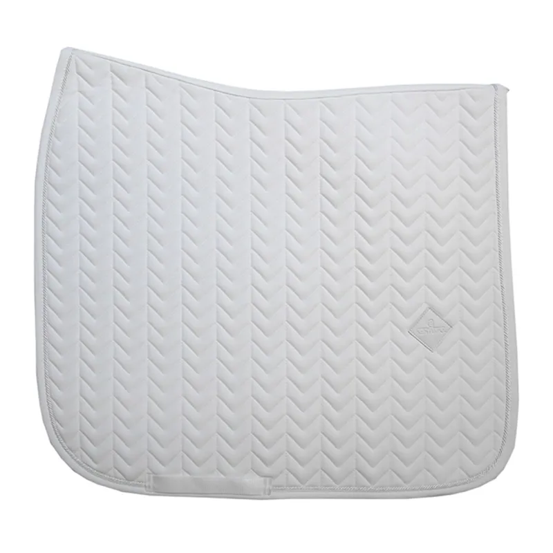Kentucky Fishbone Jumping Saddle Pad - White