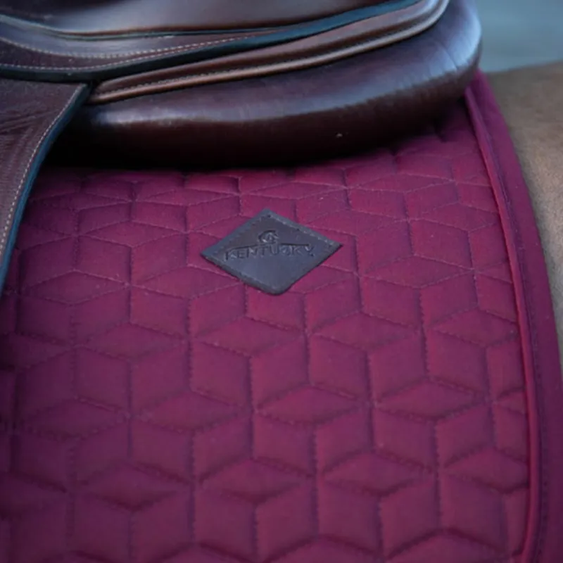 Kentucky Classic Jumping Saddle Pad - Bordeaux-2