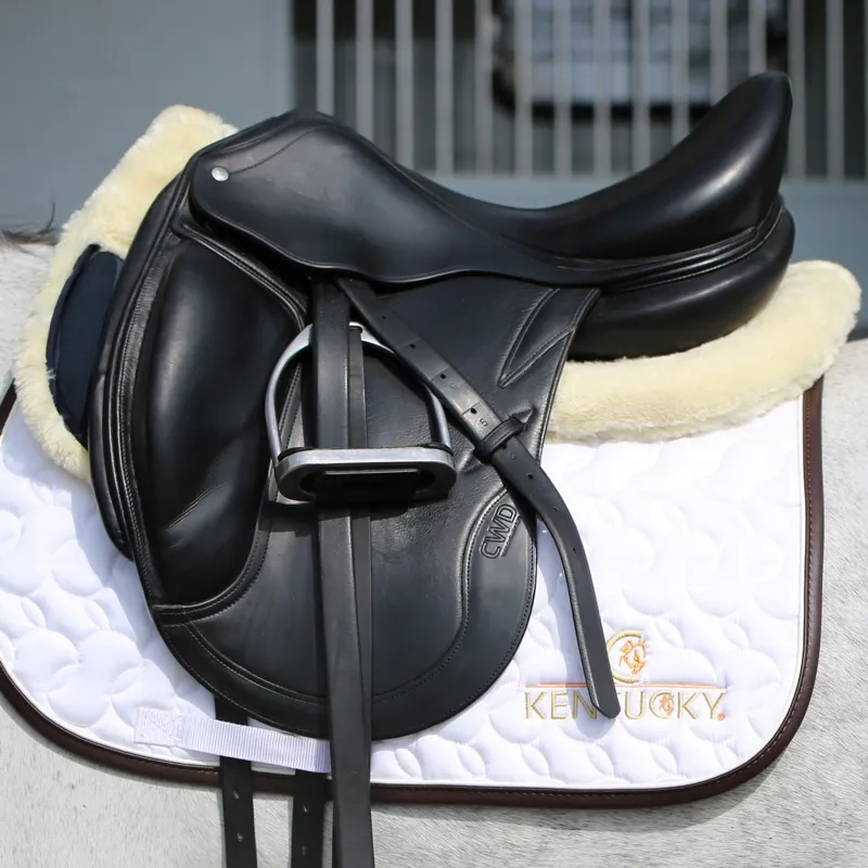 Kentucky Sheepskin Anatomic Absorb Half Pad Black/Natural-2