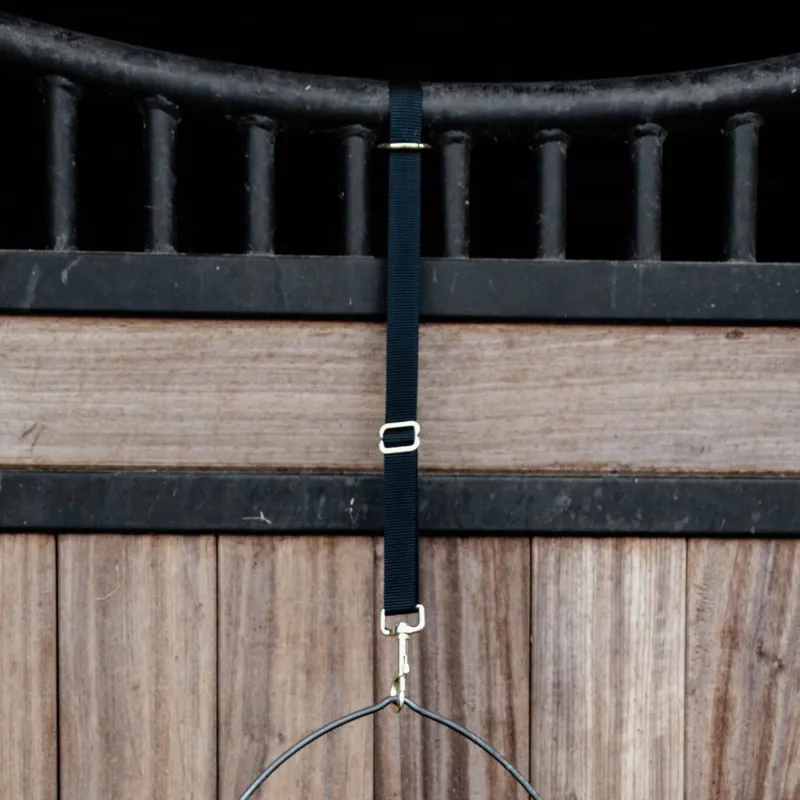 Kentucky Nylon Adjustable Clip and Ring Strap - Black