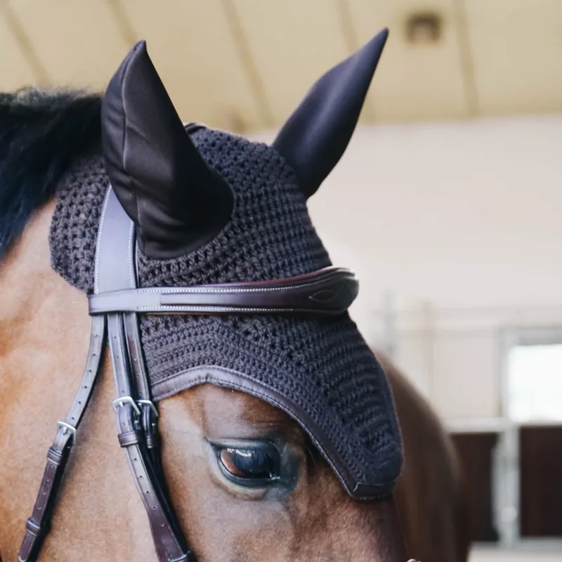 Kentucky Wellington Leather Trim Fly Bonnet - Brown-1
