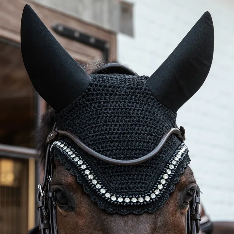 Kentucky Wellington Big Stone/Pearl Fly Veil - Black-1