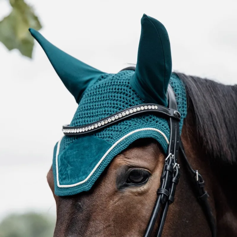 Kentucky Wellington Velvet Fly Bonnet - Emerald-1