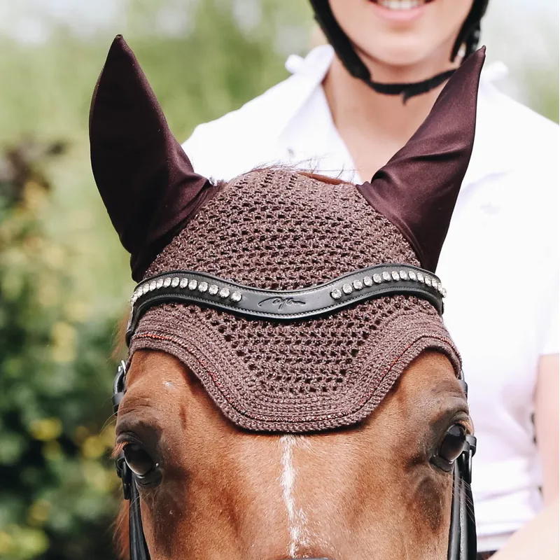 Kentucky Wellington Sparkling Fly Bonnet - Brown-1