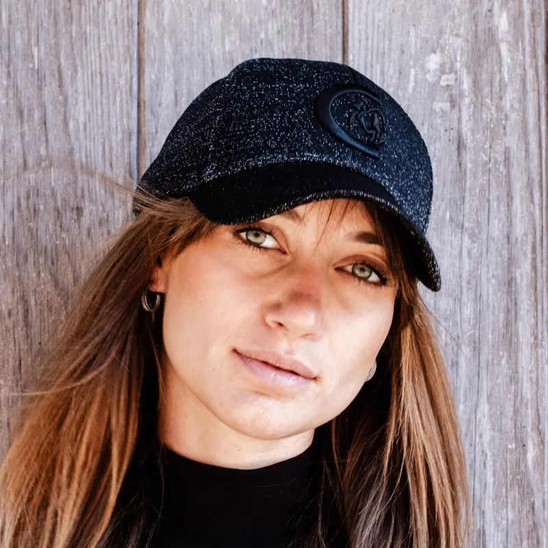 Kentucky Glitter Baseball Cap - Black-1