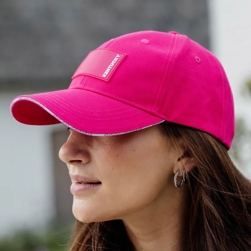 Kentucky Rubber Logo Baseball Cap - Pink-1