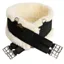 Kentucky Elastic Sheepskin Girth - Black/Natural