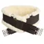Kentucky Elastic Sheepskin Girth - Brown