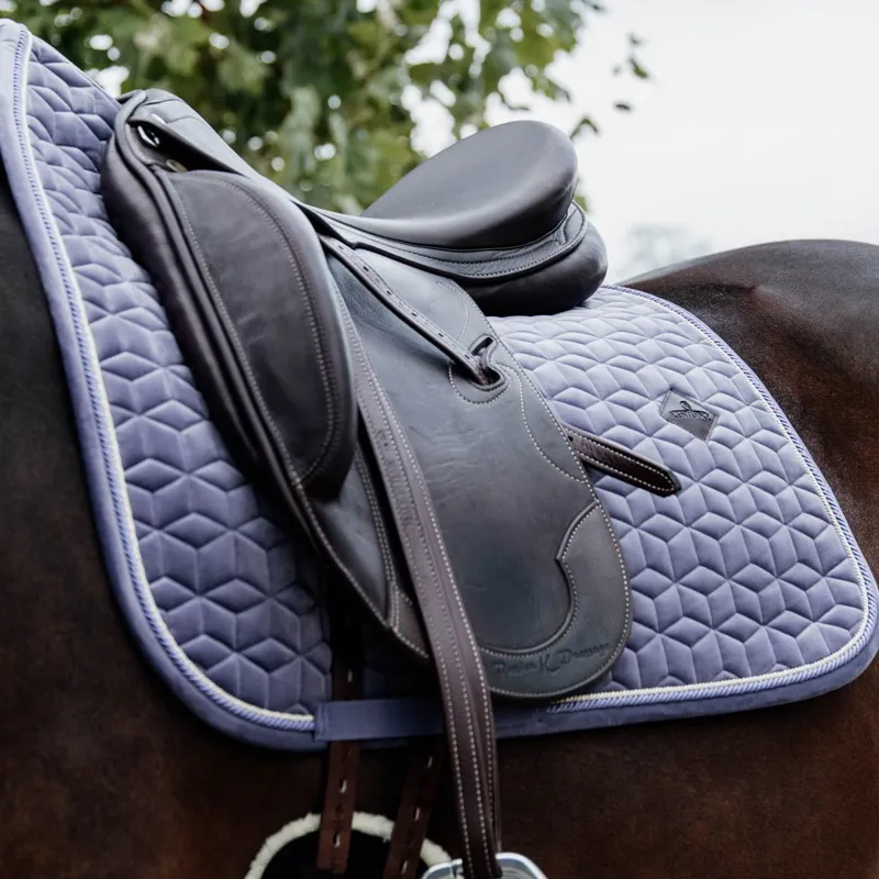 Kentucky Velvet Dressage Saddle Pad - Purple-2
