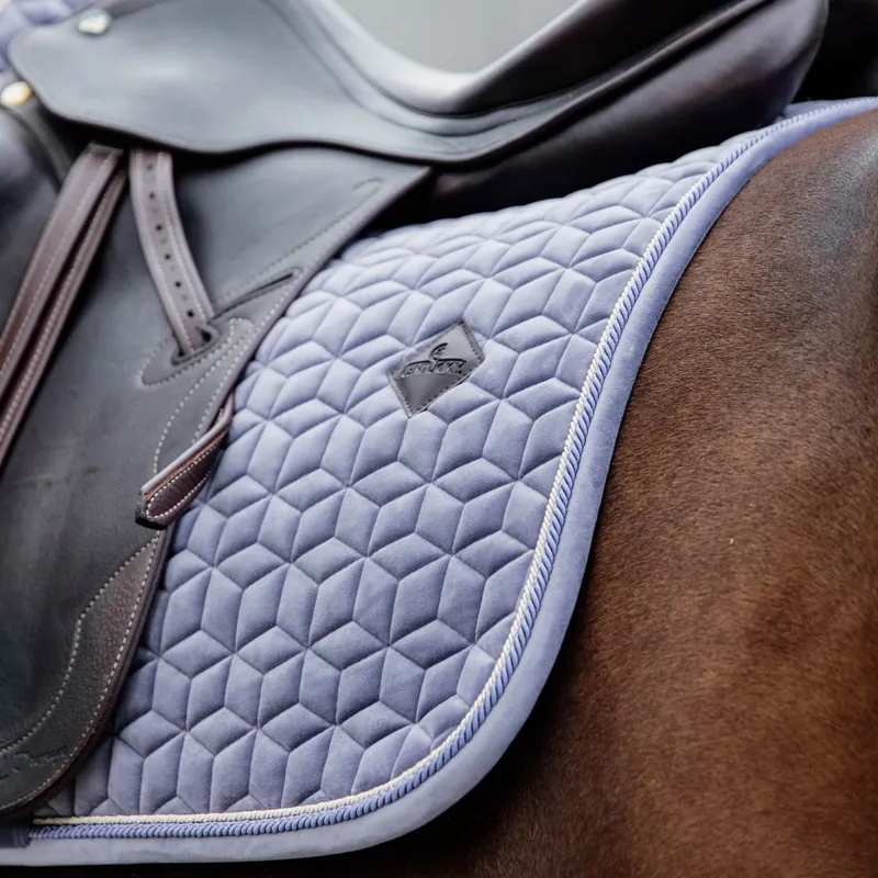 Kentucky Velvet Dressage Saddle Pad - Purple-3
