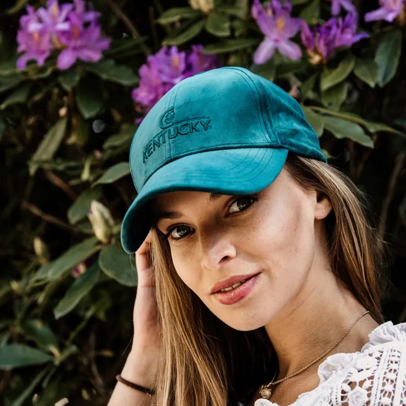 Kentucky Velvet Baseball Cap - Emerald-1