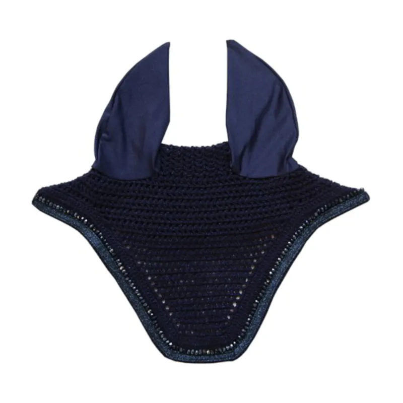 Kentucky Wellington Glitter Band Soundless Fly Bonnet - Dark Navy