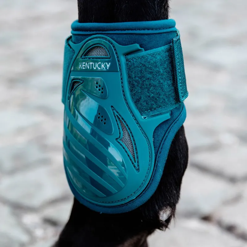 Kentucky Young Horse Vented Fetlock Boots - Emerald