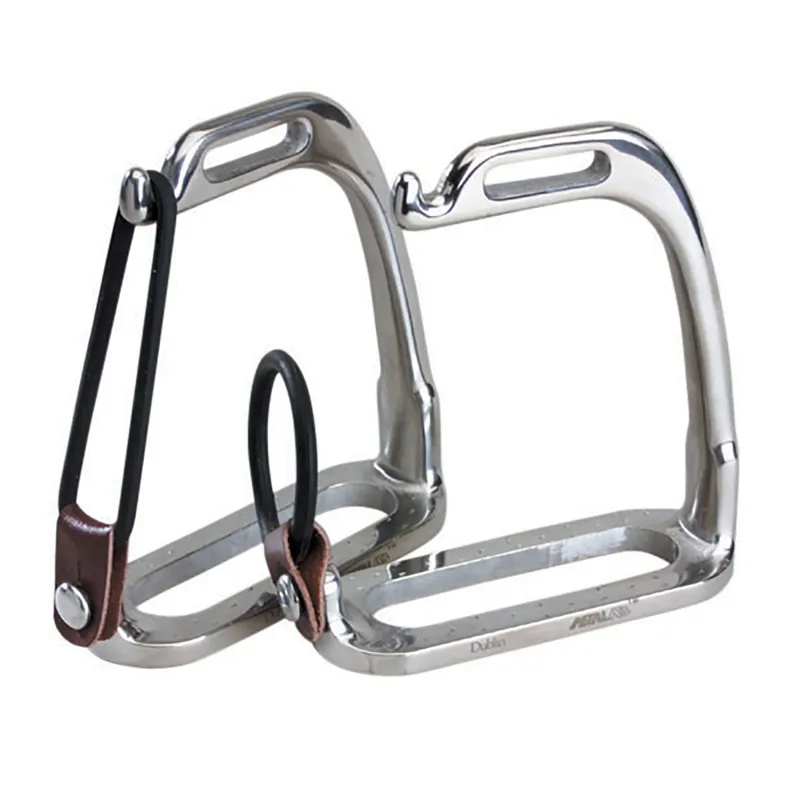 Korsteel Stainless Steel Peacock Safety Stirrups-1