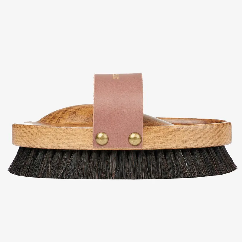 LeMieux Artisan Lambswool Body Brush - Brown-1