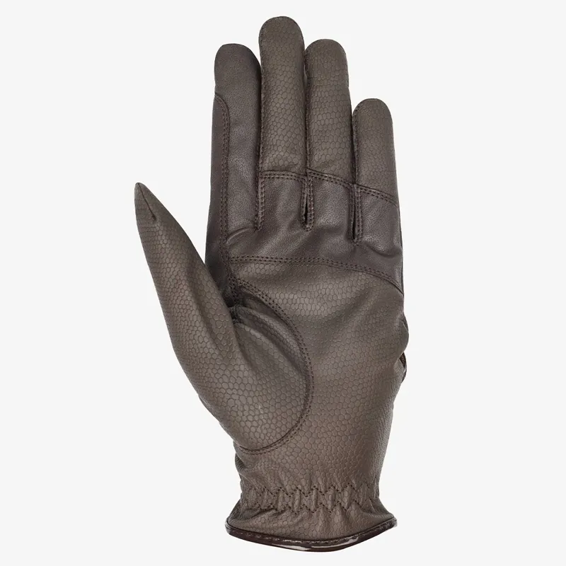 LeMieux Competition Riding Gloves - Brown-2