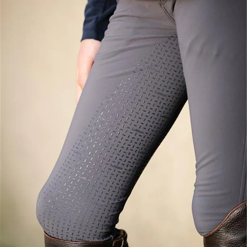LeMieux Freya Pro Full Grip Junior Breeches - Gray-2