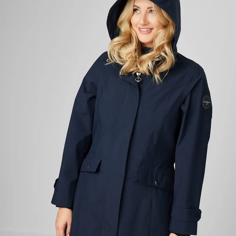 LeMieux Amelie Womens Lightweight Long Riding Jacket - Navy-8