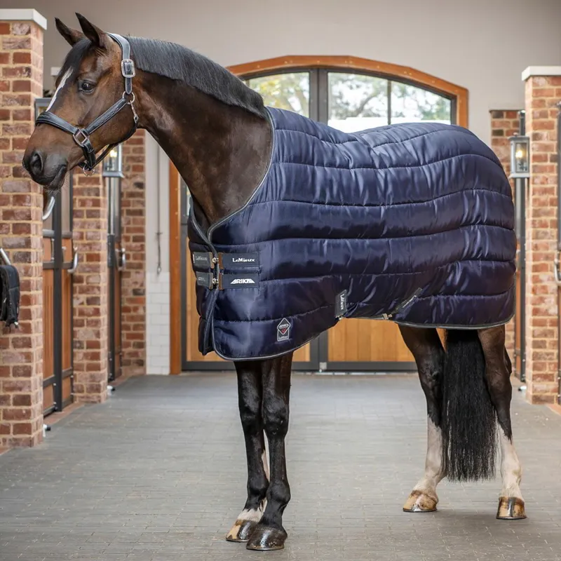 LeMieux Arika Stable-Tek 350g Standard Neck Stable Blanket - Navy