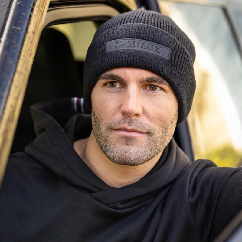 LeMieux Winter Men's Beanie Hat - Black-1