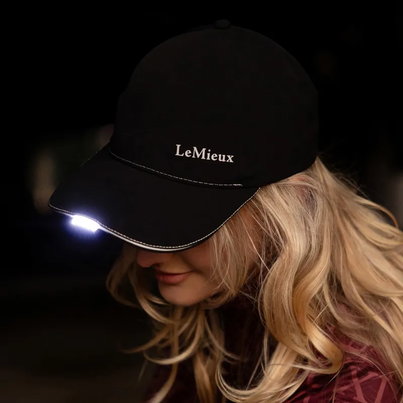 LeMieux Softshell Light Cap - Black-1