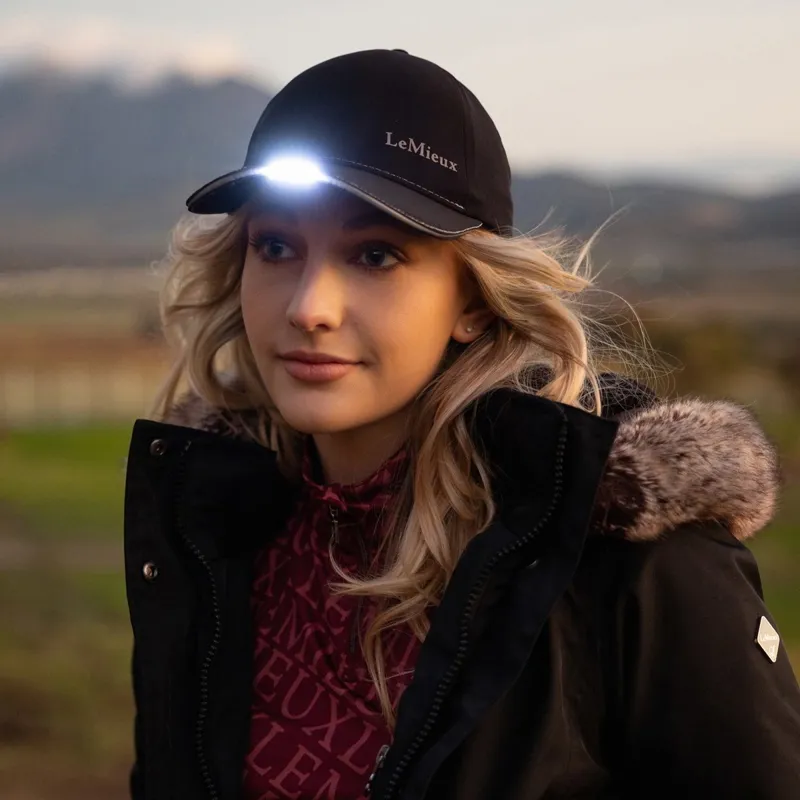 LeMieux Softshell Light Cap - Black-2