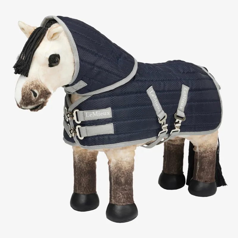 LeMieux Mini Toy Pony Stable-Tek Rug - Navy-1