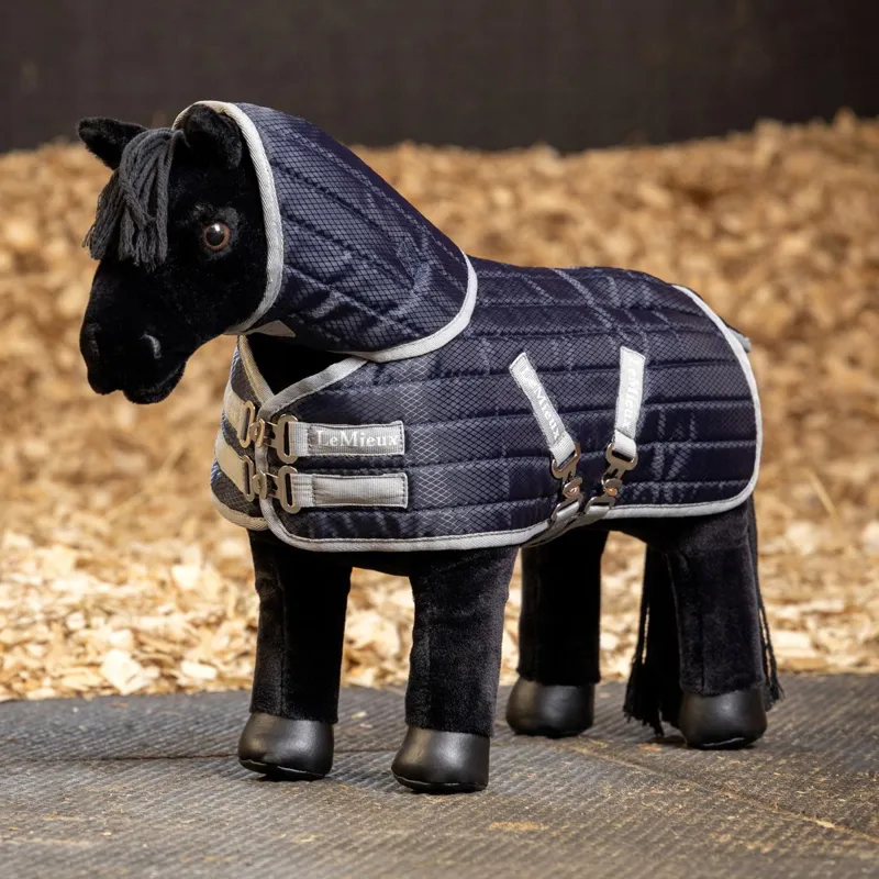 LeMieux Mini Toy Pony Stable-Tek Rug - Navy-2