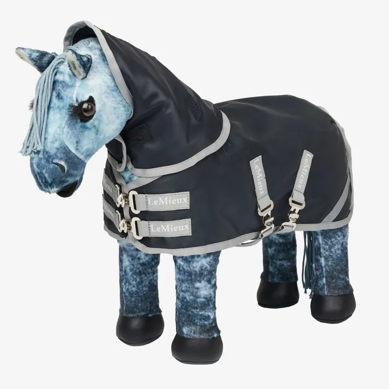LeMieux Mini Toy Pony Storm-Tek Turnout Blanket - Navy-1