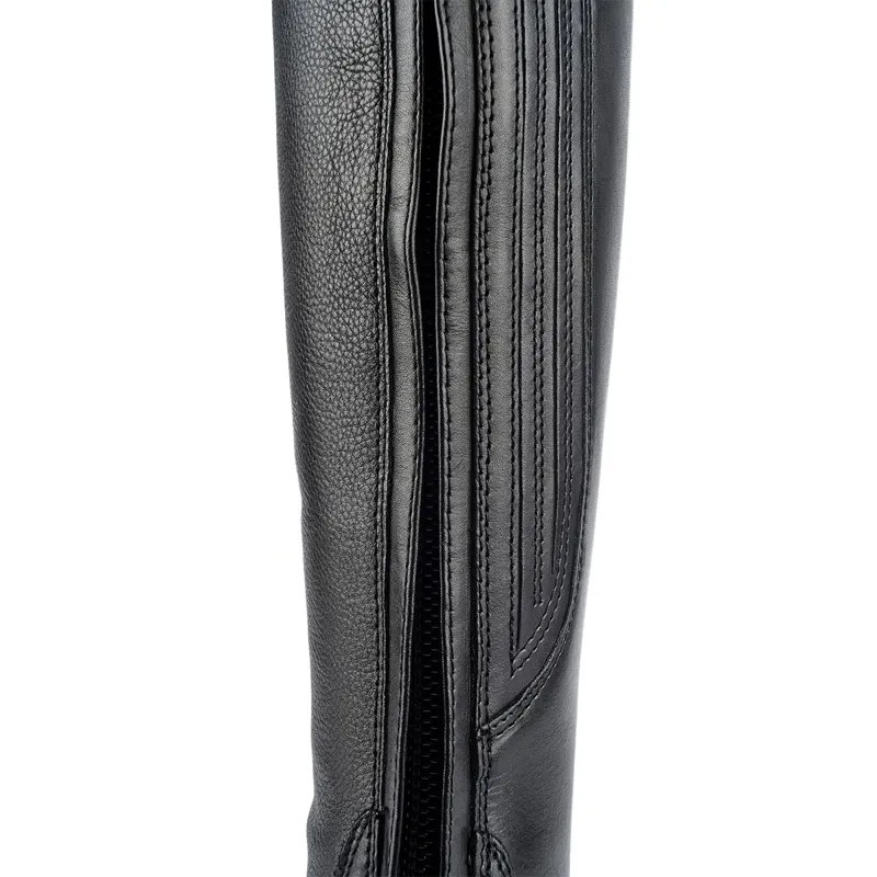 Moretta Gianna Tall Riding Boots - Tall Height - Black-4