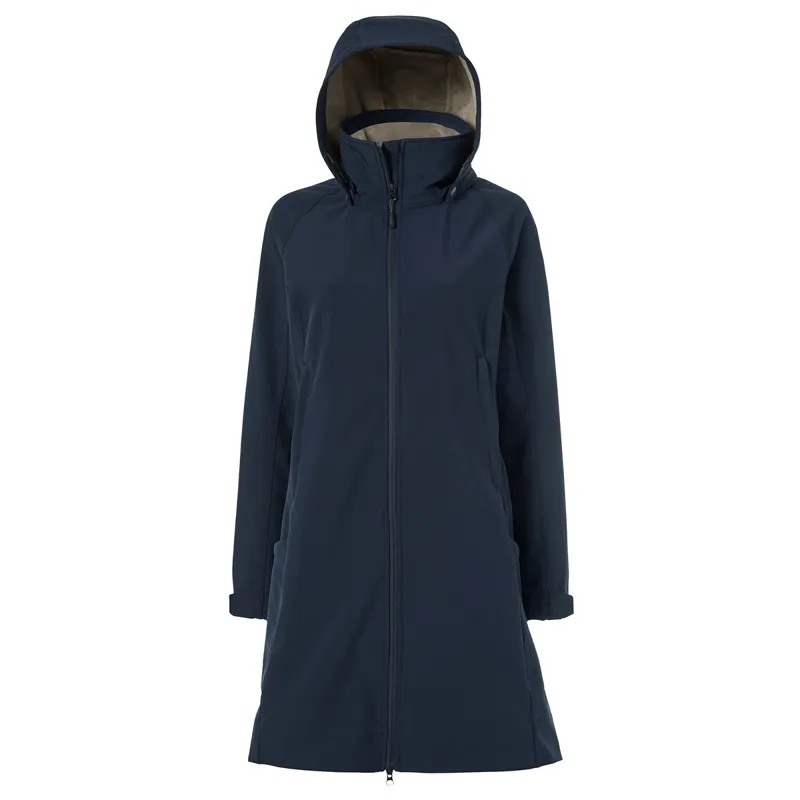Mountain Horse Stella Softshell Womens Teddy Lined Parka Jacket - Navy