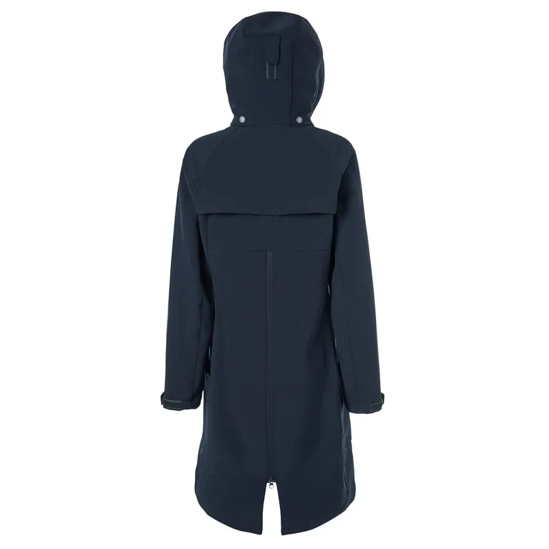 Mountain Horse Stella Softshell Womens Teddy Lined Parka Jacket - Navy-1